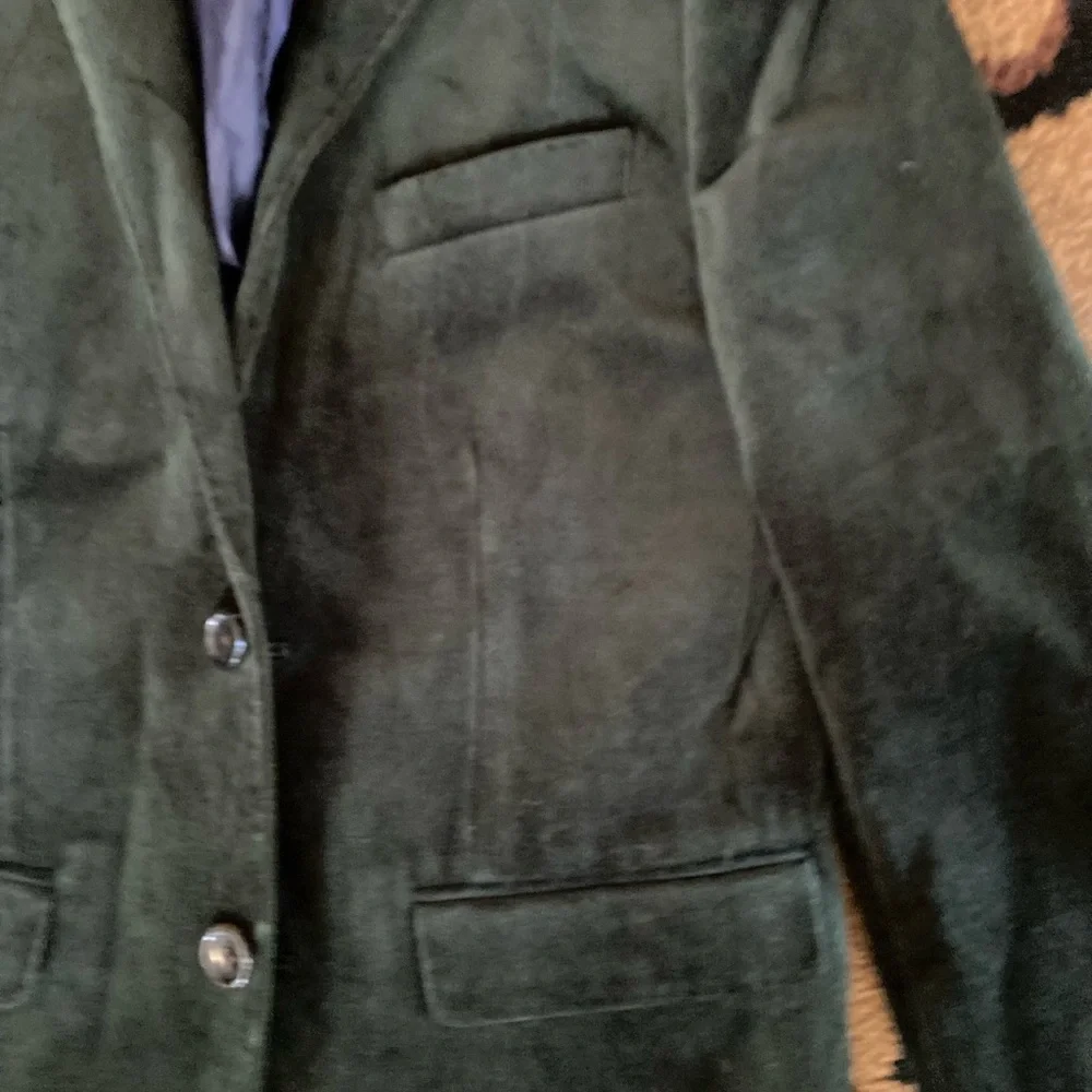 🍂Crewcuts Green Velvet Sports Jacket - Picture 2 of 3